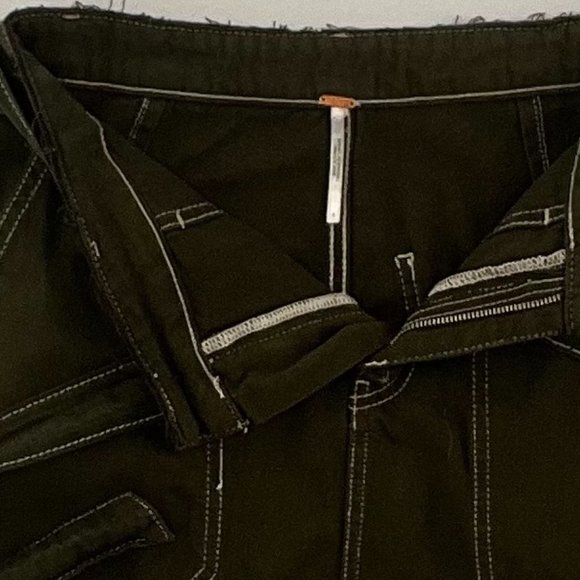 Free People Utility Mini Skirt - Picture 3 of 11